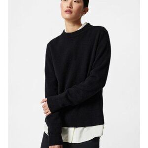 New & Other Stories 100% cashmere lightweight Relaxed Tunic Sweater Crew Neck